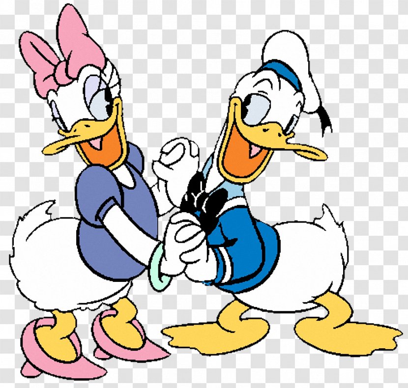 Daisy Duck Donald Mickey Mouse Minnie - Vertebrate Transparent PNG