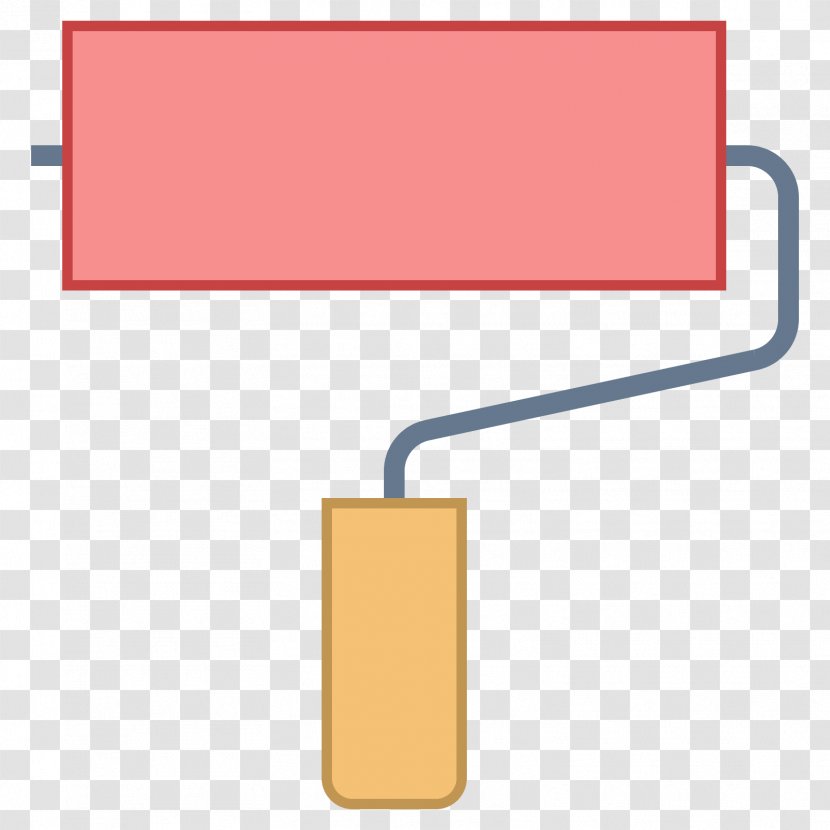 Paint Rollers Brush - Rectangle Transparent PNG