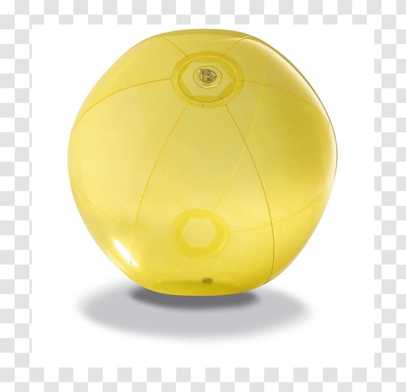 Beach Ball Polyvinyl Chloride Advertising Transparency And Translucency - Yellow Transparent PNG