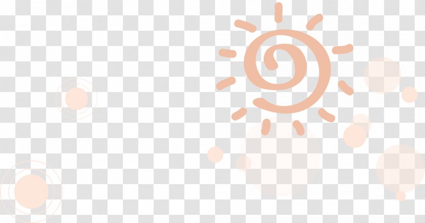Brand Pattern - Orange - Simple Sun Circle Floating Material Transparent PNG