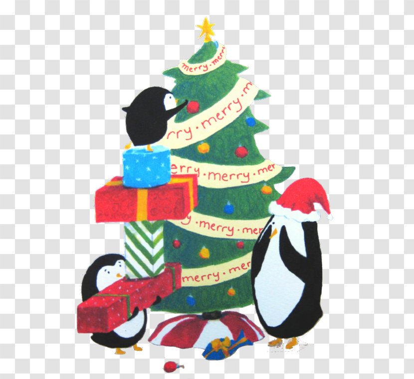 Christmas Penguin Card Day Ornament - Playing Transparent PNG