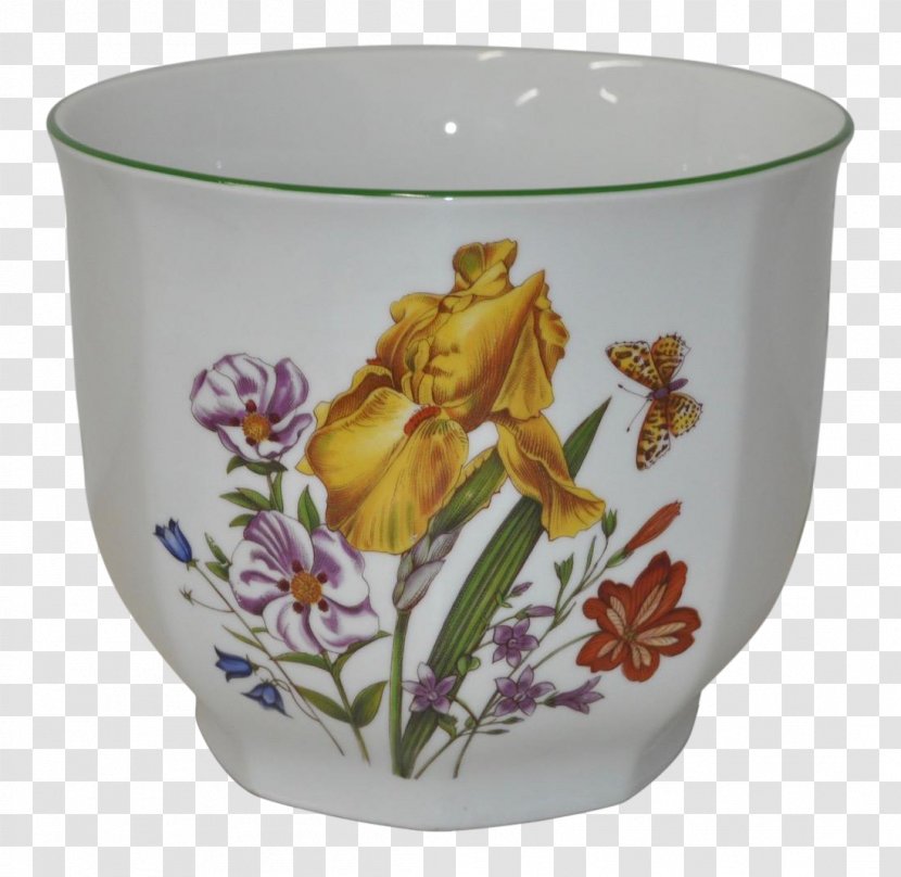 Flower Porcelain Waldsassen Ceramic Pottery - Decal - Pots Transparent PNG