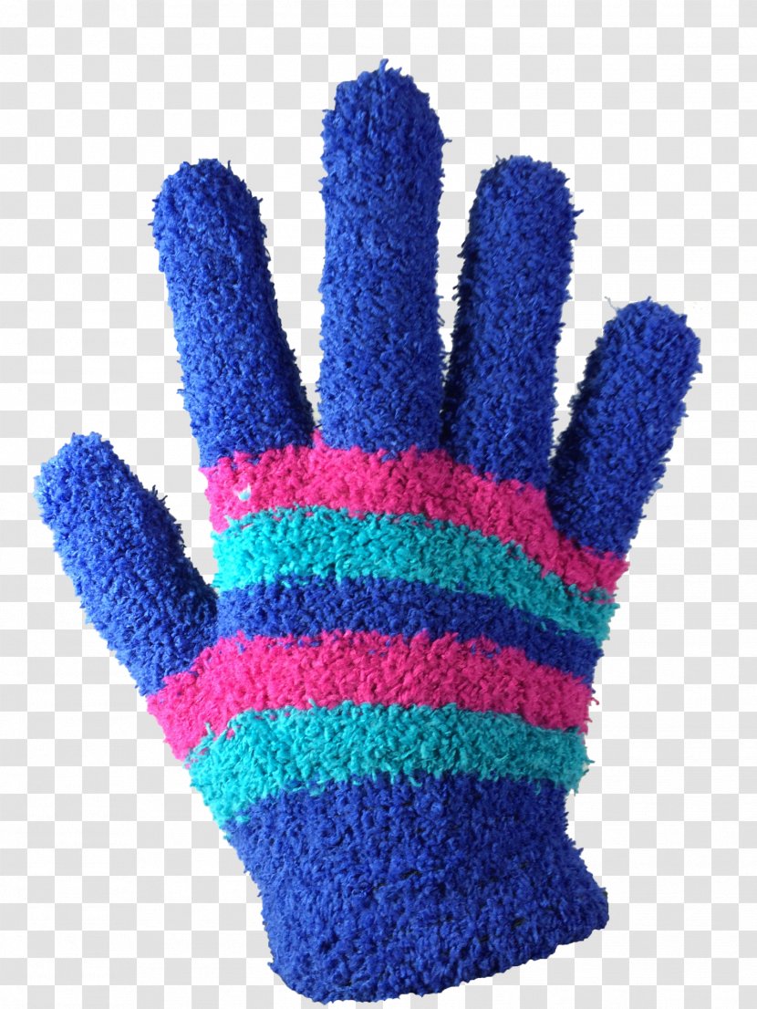 Cobalt Blue Glove Wool - Pink Gloves Transparent PNG