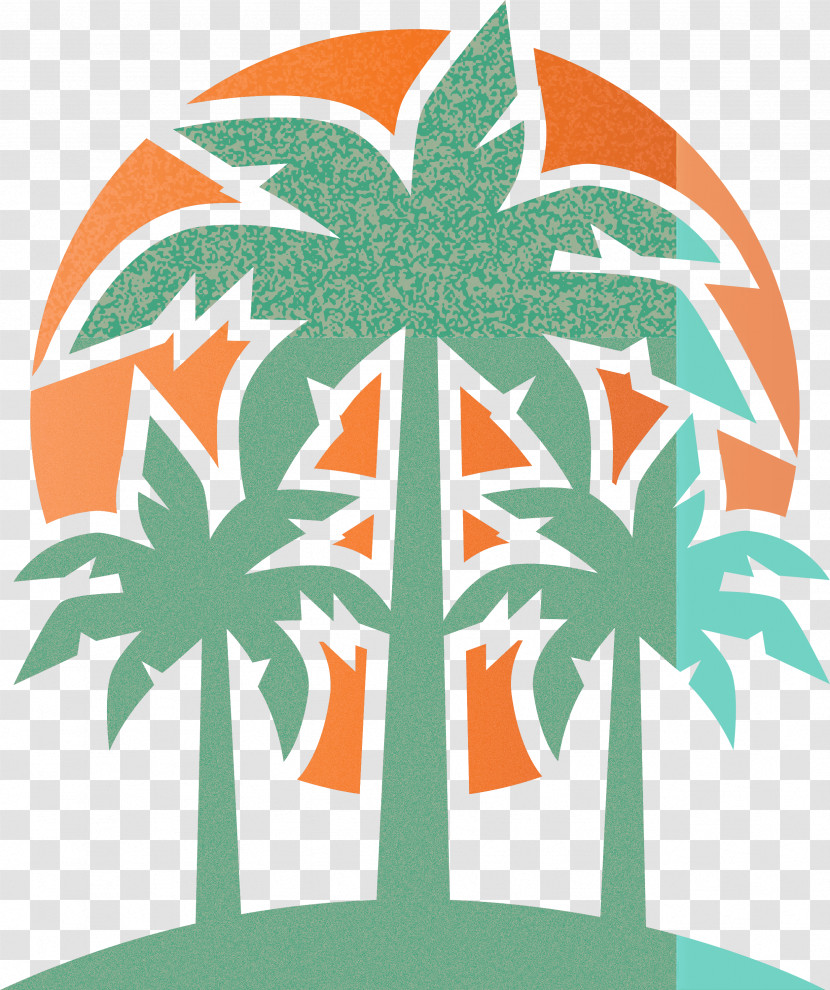 Palm Tree Beach Tropical Transparent PNG