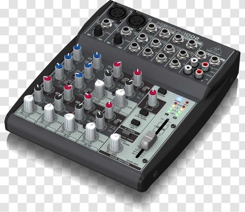 Microphone Audio Mixers BEHRINGER XENYX 1002FX - Flower Transparent PNG