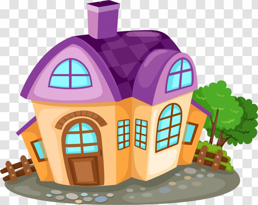 House Cartoon Drawing - Royaltyfree Transparent PNG