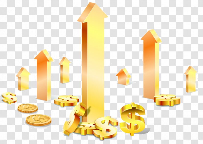 Cartoon Economic Growth Illustration - Photography - Dollar Gold Prices Transparent PNG