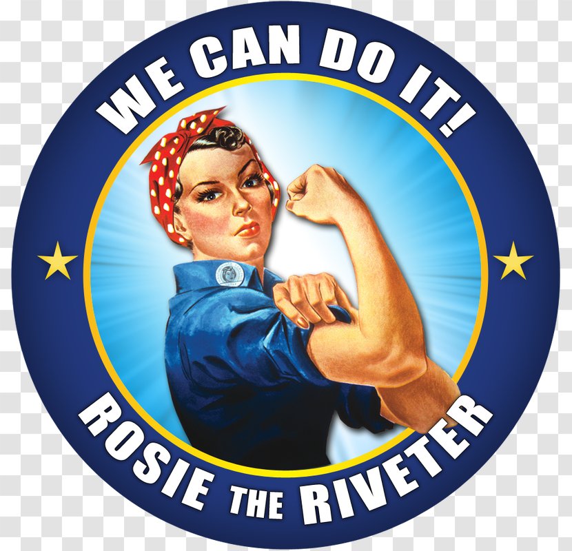 Logo Organization Rosie The Riveter Font Coin - Rivet - Veteran's Day Transparent PNG