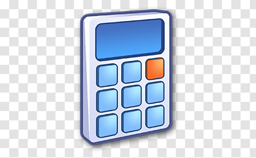 Android Application Package Mobile App Software Calculator - Blue Transparent PNG