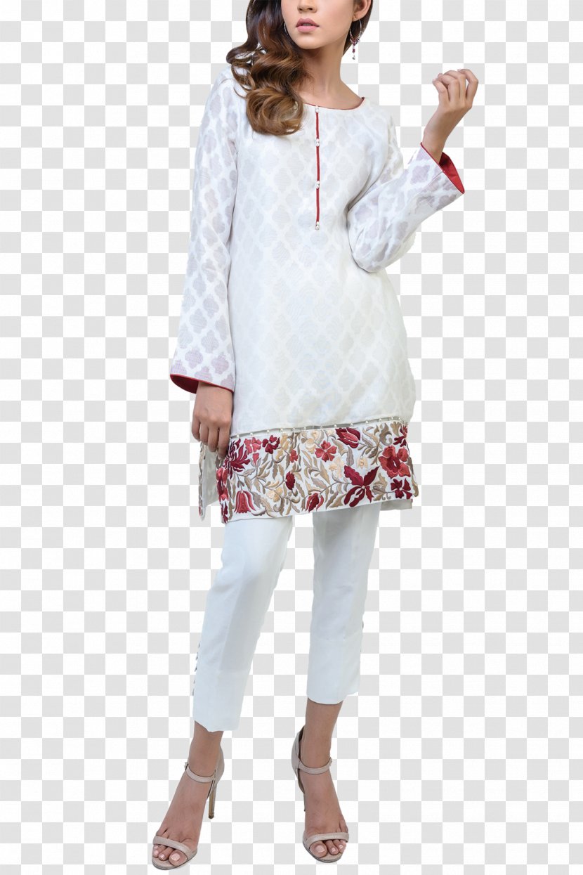 Leggings Costume Blouse Sleeve Neck - Eid Collection Transparent PNG