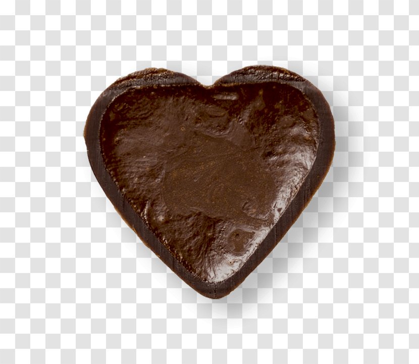 Chocolate Brown Heart - Praline - Tree Nut Allergy Transparent PNG