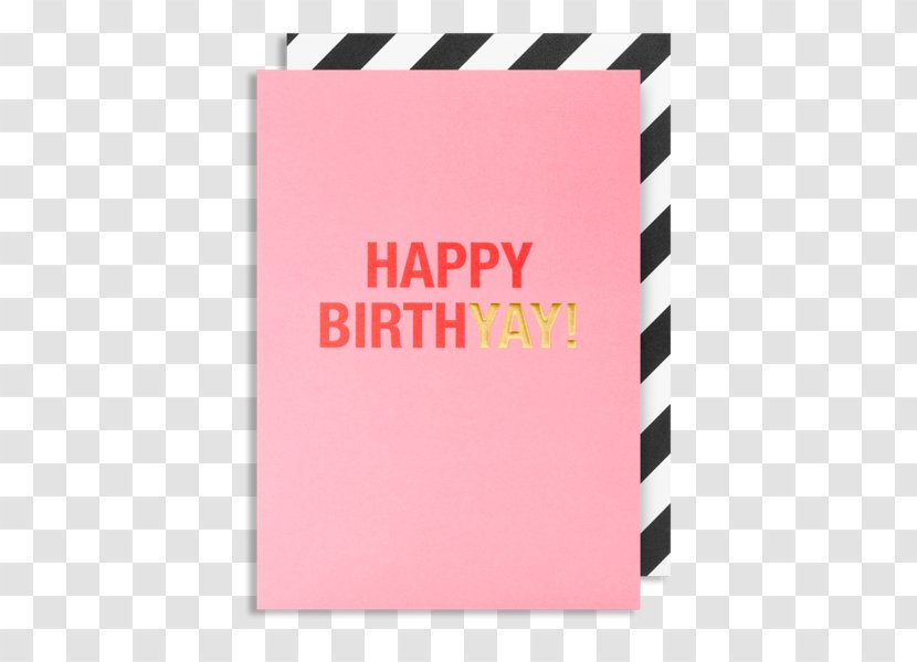 Pink M Font Brand - Greeting Cards Transparent PNG