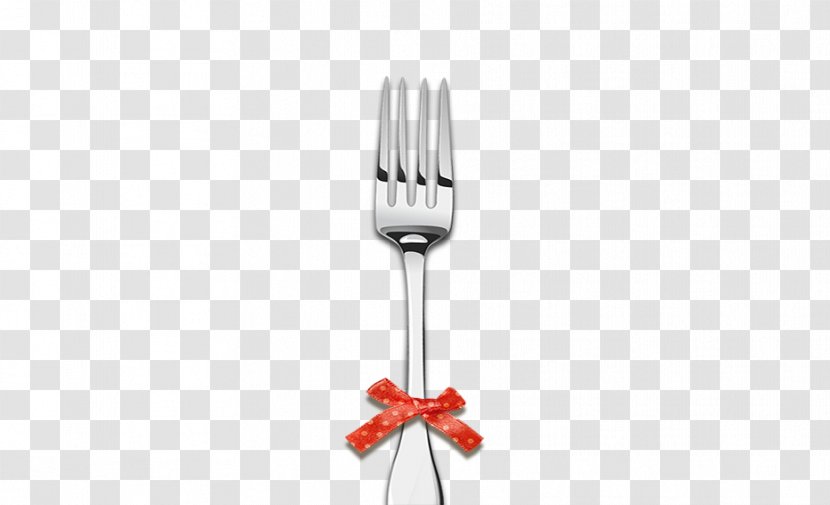 Fork Spoon Pattern - Silver Transparent PNG