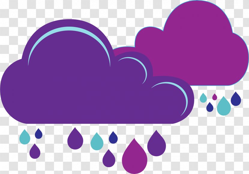 Rain - Violet - Purple Rainy Days Transparent PNG