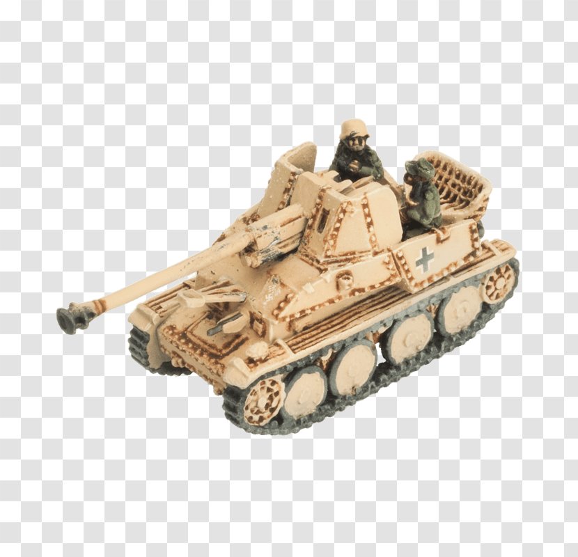 Churchill Tank Marder III Destroyer - Self Propelled Artillery - Afrika Korps Transparent PNG