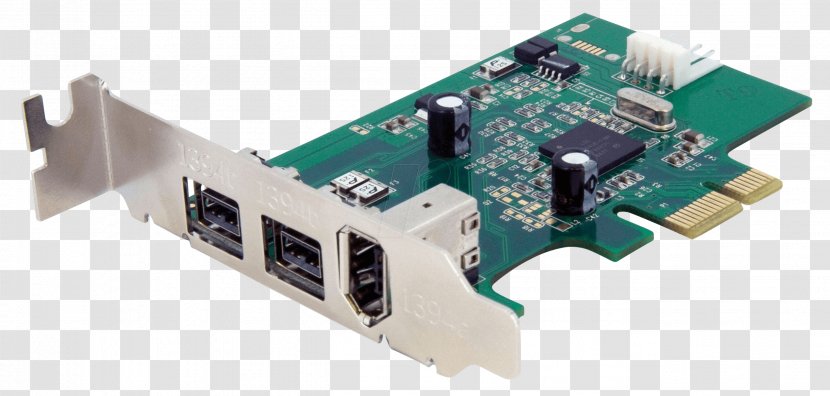 IEEE 1394 PCI Express Conventional Expansion Card StarTech.com - Mini Pci - Ieee Transparent PNG