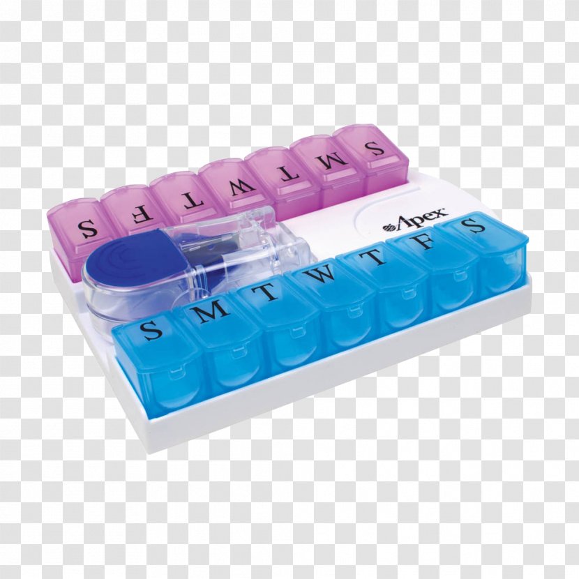 Pill Boxes & Cases Pharmaceutical Drug Splitting Tablet Container - Plastic Transparent PNG