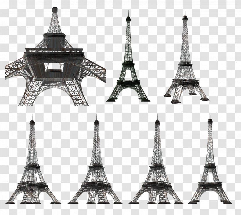 Eiffel Tower Statue Of Liberty Architecture - Paris Transparent PNG
