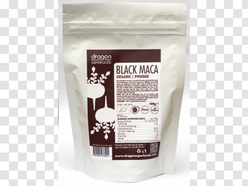 Raw Foodism Superfood Maca Powder Dietary Supplement - Ingredient - Peruvian Transparent PNG