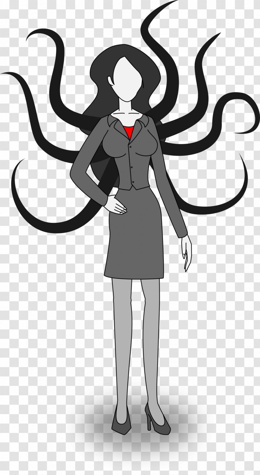 Clothing Slenderman Costume Clip Art - Frame - Woman Vector Transparent PNG