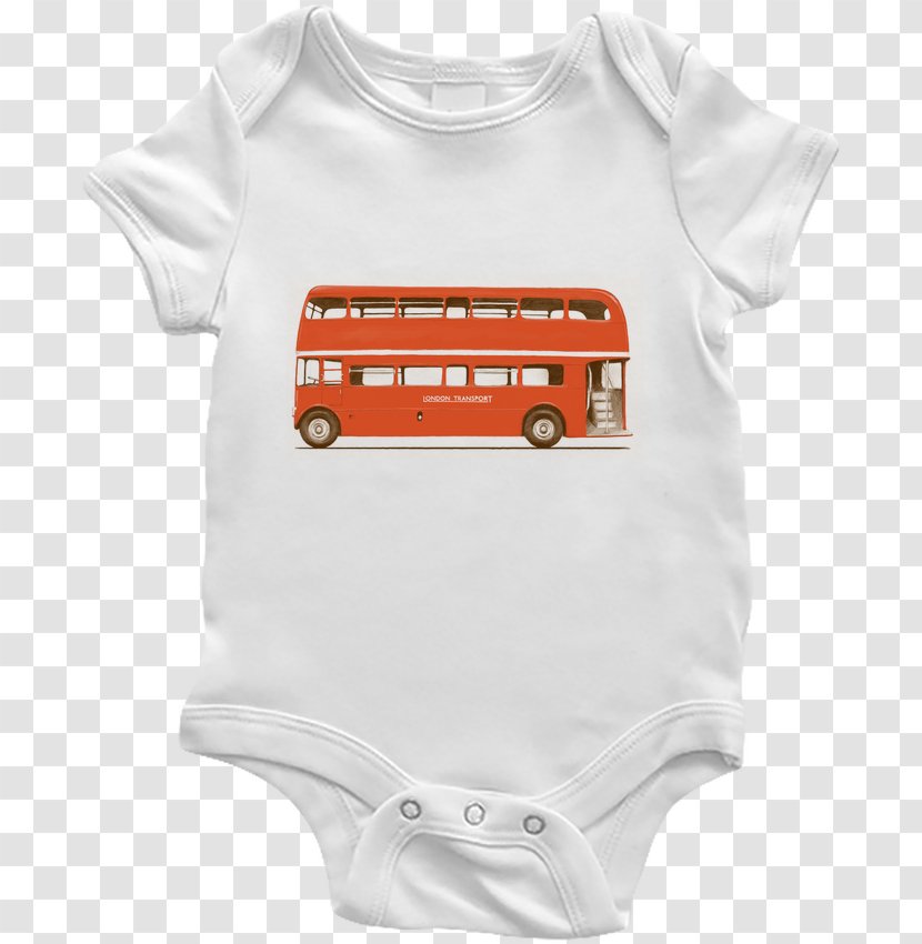 Baby & Toddler One-Pieces T-shirt Bodysuit Infant Sleeve - Child - London Bus Transparent PNG