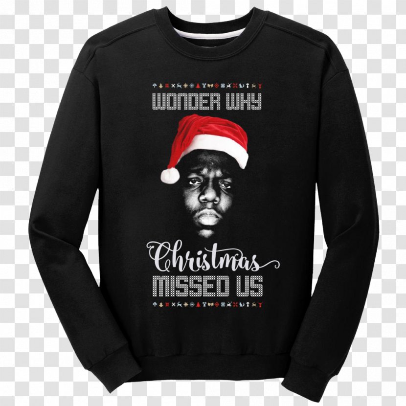 T-shirt Sweater Sleeve Christmas Jumper - Tree - Notorious Transparent PNG