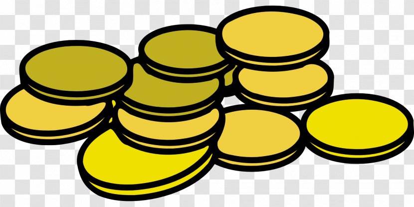 Gold Coin Clip Art - Yellow - Stack Transparent PNG