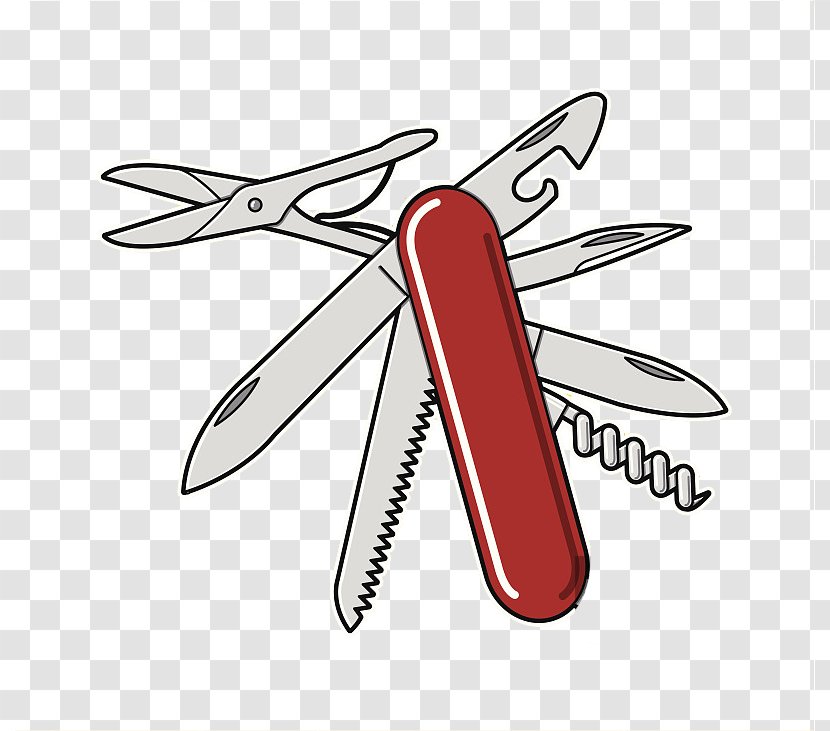 Knife Graphic Design Illustration - Drawing - The Image Of Various Sharp Knives Transparent PNG