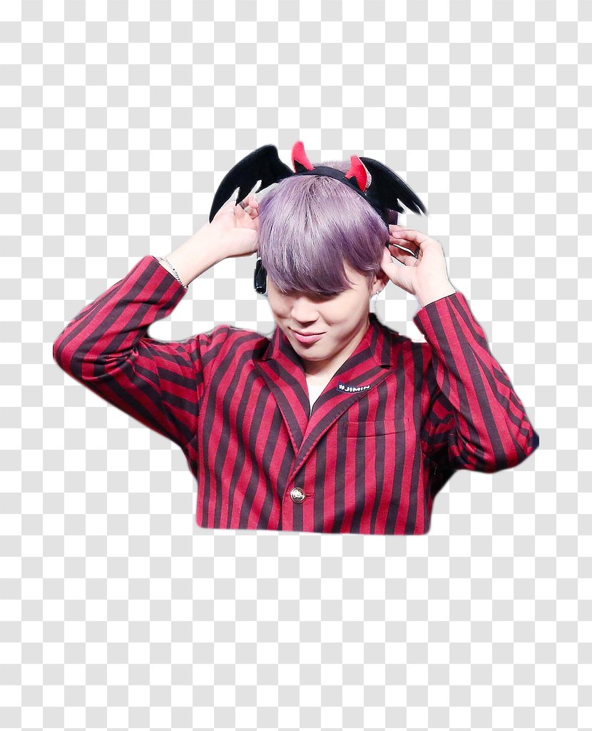 Tartan Hair Coloring Shoulder Ear - Frame - Bts Blood Sweat And Tears Transparent PNG