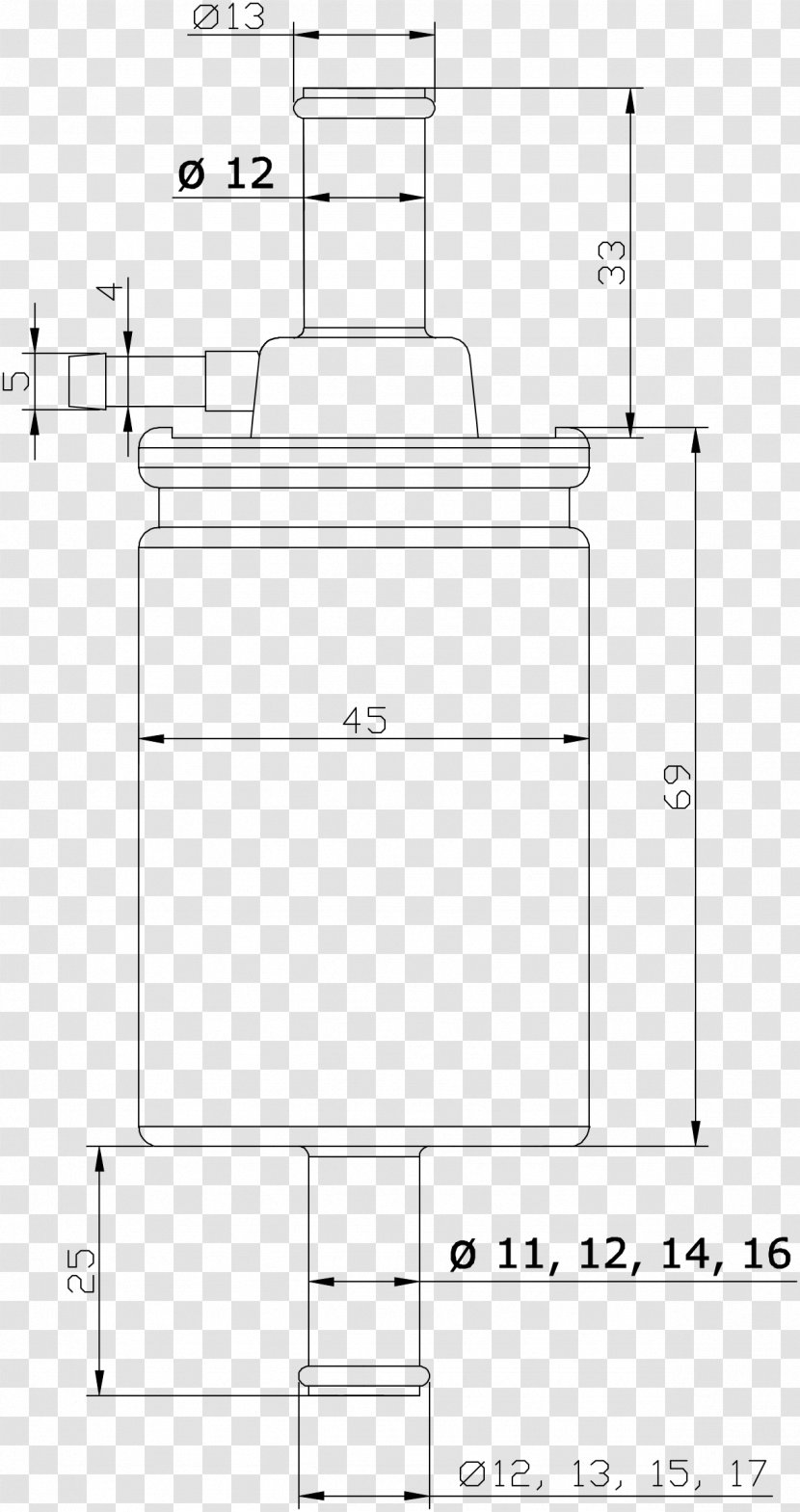 Technical Drawing Paper Diagram - Rectangle - Pressure Measurement Transparent PNG