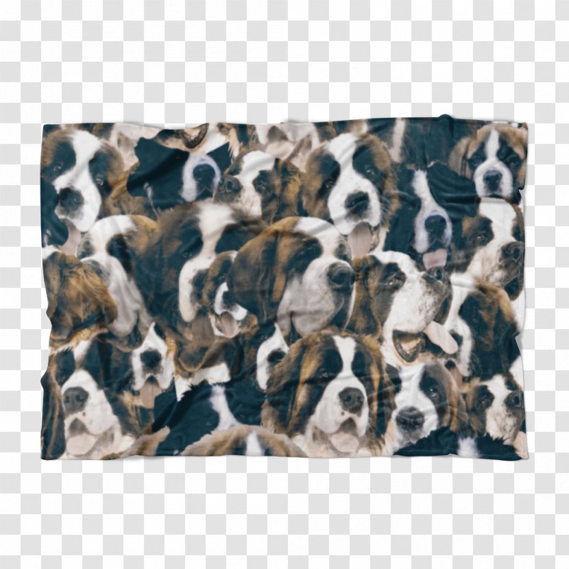 St. Bernard Dog Breed Blanket New Orleans Saints Puppy - Like Mammal Transparent PNG