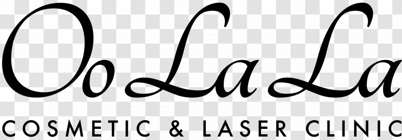Oo La Cosmetic Laser Clinic Beauty Parlour Cosmetics Logo Brand - Black And White Transparent PNG