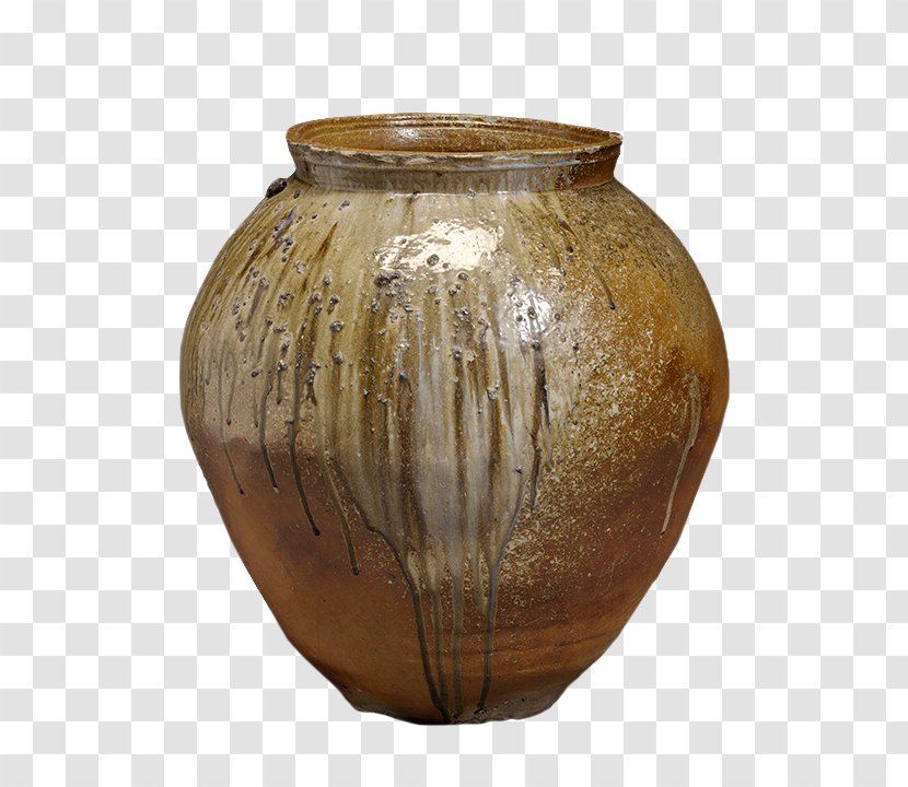 Echizen Ware Ceramic Pottery Vase - Stoneware - Weather Transparent PNG