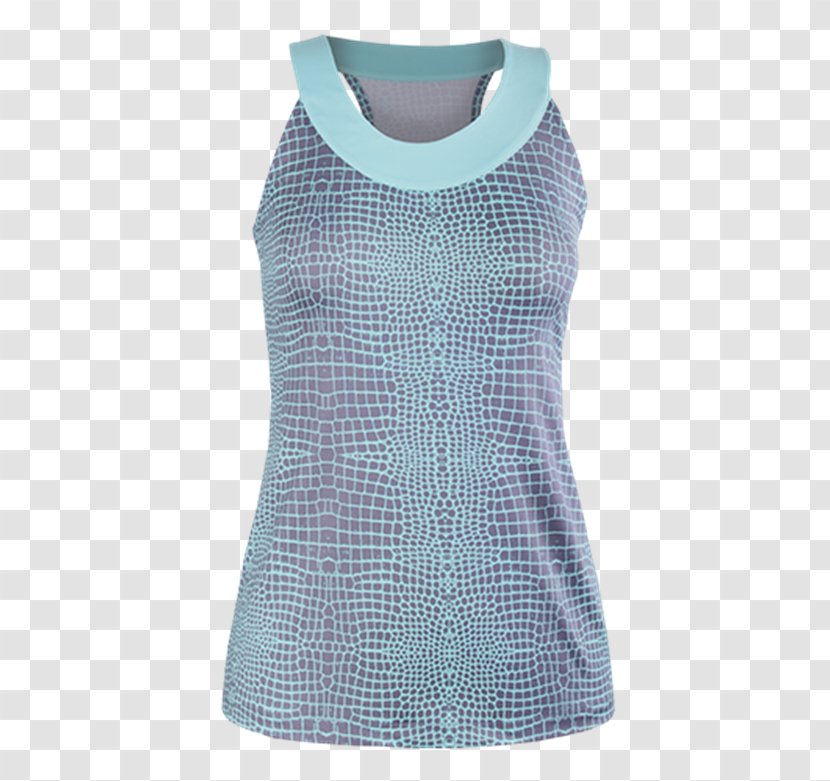 Sleeve Blouse Dress Outerwear Neck - Blue Transparent PNG
