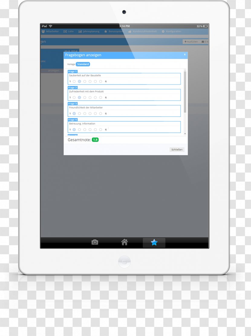 Survey Methodology Customer Satisfaction Questionnaire Web Design - Mobile App Template Transparent PNG