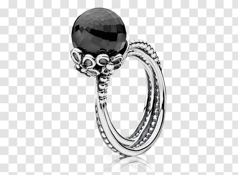 Earring Pandora Cubic Zirconia Charm Bracelet - Diamond - Ring Transparent PNG