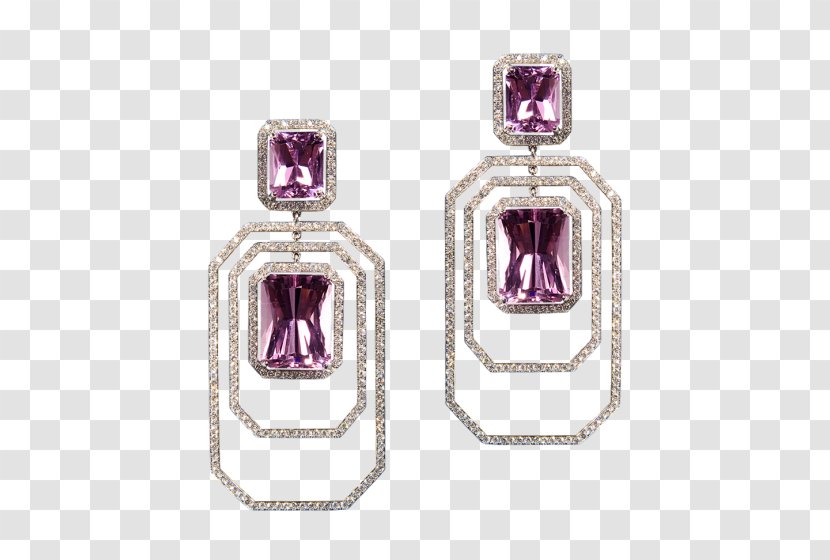 Thomas Jirgens Jewel Smiths Earring Amethyst Wave Spring Body Jewellery - Mirrors Spirit World Transparent PNG