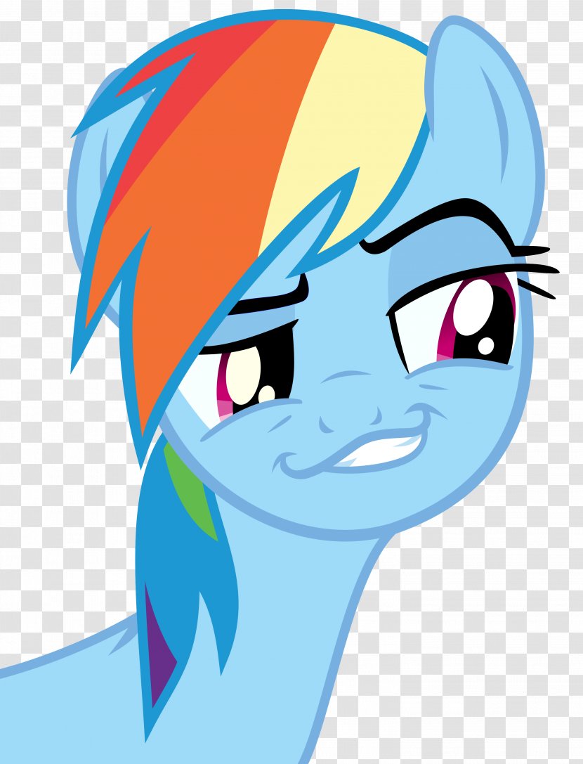 Rainbow Dash Pony Rarity Twilight Sparkle Applejack - Heart - Smiley Transparent PNG