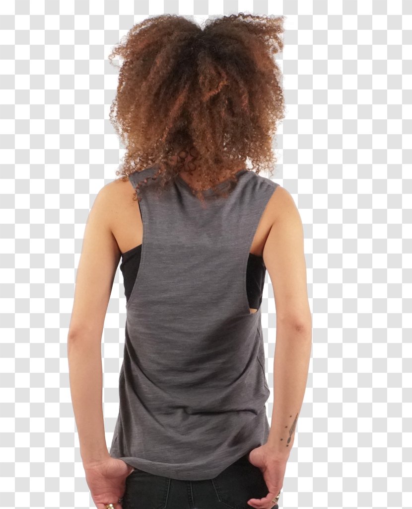 T-shirt Shoulder Sleeveless Shirt Outerwear - T Transparent PNG