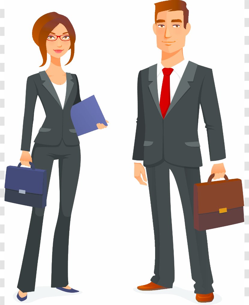 Cartoon Stock Photography Suit Illustration - Male Receptionist Cliparts Transparent PNG