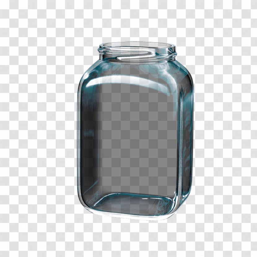 Glass Jar Transparency And Translucency Euclidean Vector - Turquoise - Transparent Jars Free Pull Material Transparent PNG