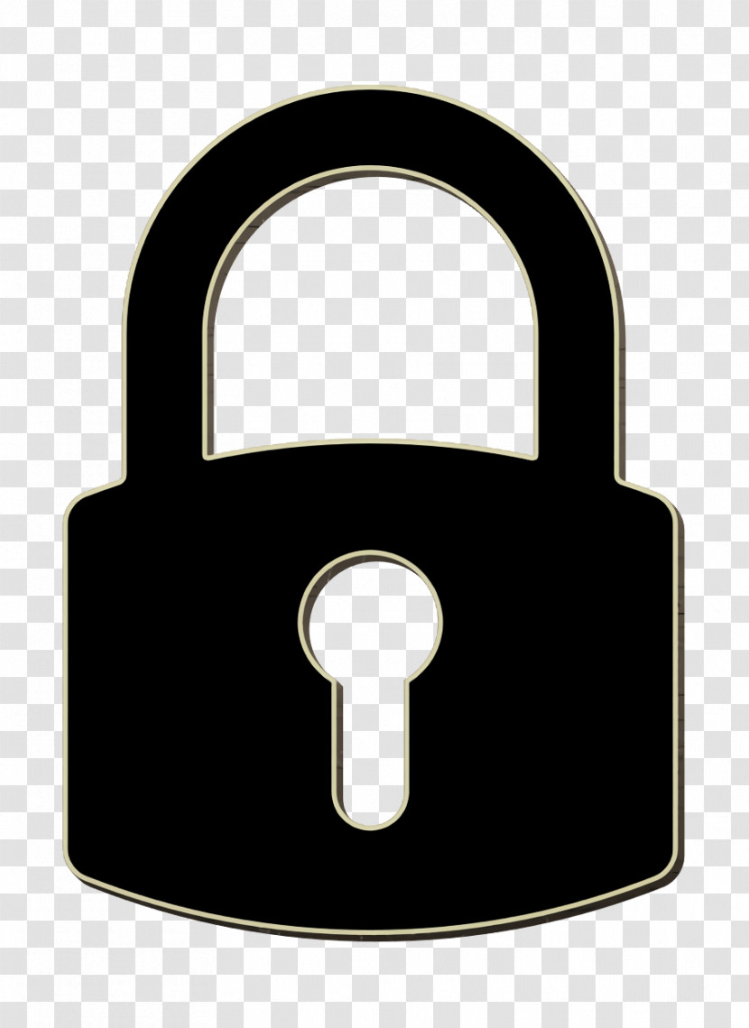 Security Icon Lock Icon Lock Padlock Symbol For Security Interface Icon Transparent PNG