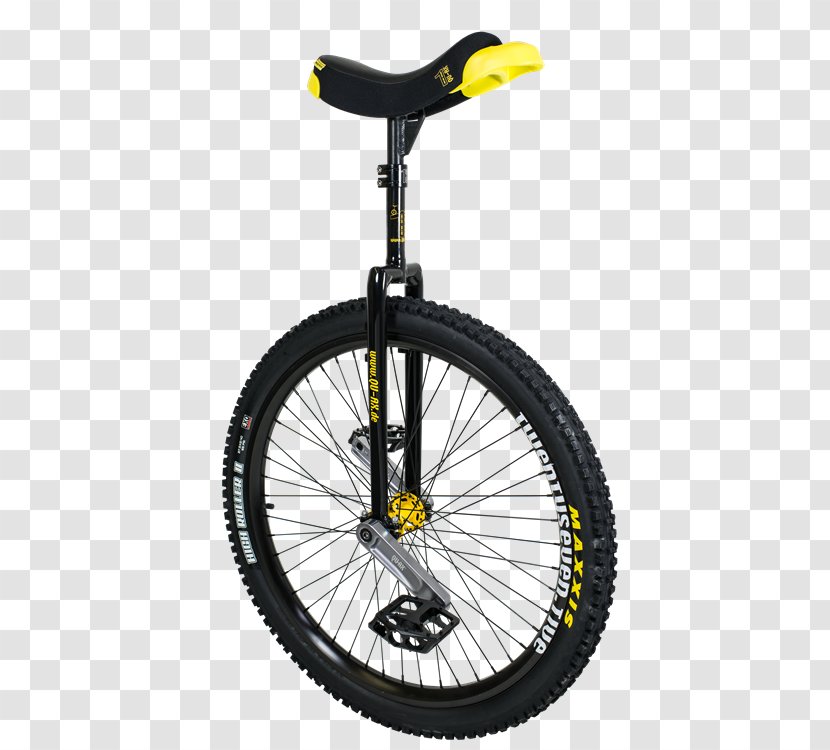 Unicycle Mountain Bike Trials Monocycle Qu-Ax Muni 19 Noir By Motorcycle Bicycle - Automotive Wheel System Transparent PNG