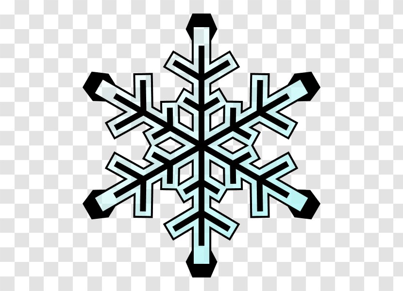 Snowflake Sticker Winter Design - Symmetry - Sketch Transparent PNG