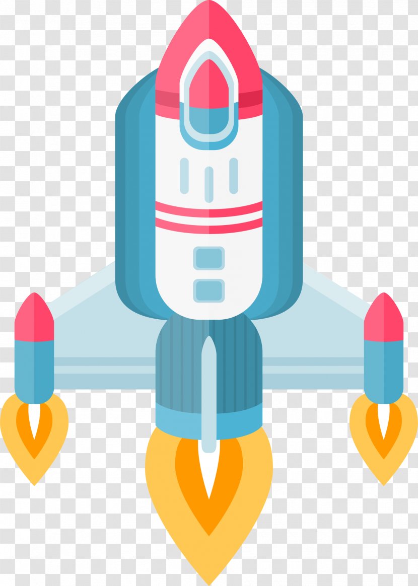 Spacecraft Spaceflight Rocket - Kosmoselaev - Cartoon Spaceship Transparent PNG
