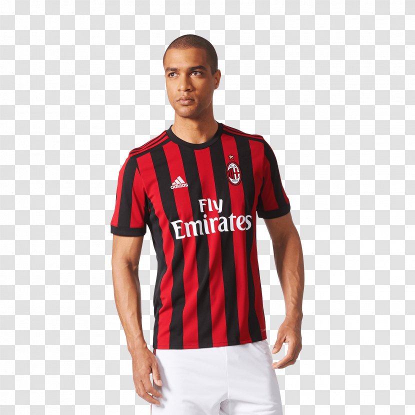 A.C. Milan T-shirt Jersey Football Adidas - 2018 Transparent PNG