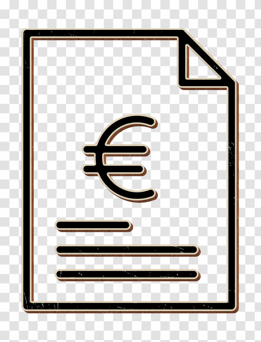 Euro Icon Invoice Icon Marketing Icon Transparent PNG