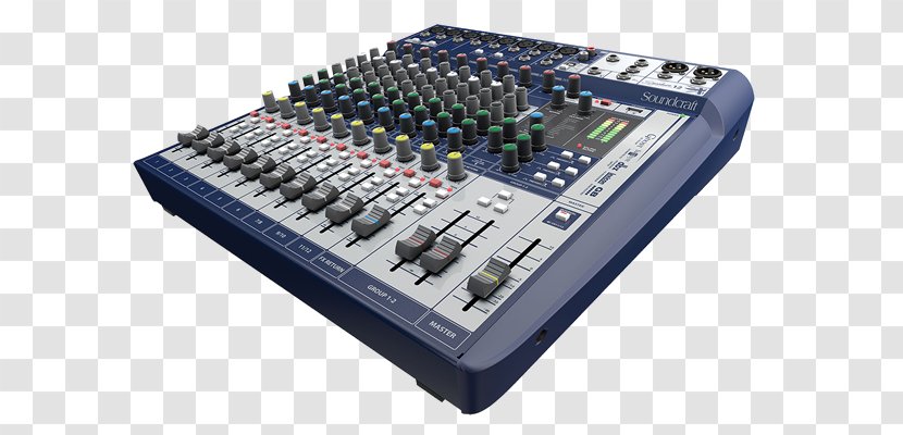 Audio Mixers Soundcraft Signature 16 12 - Heart - Mixing Console Transparent PNG