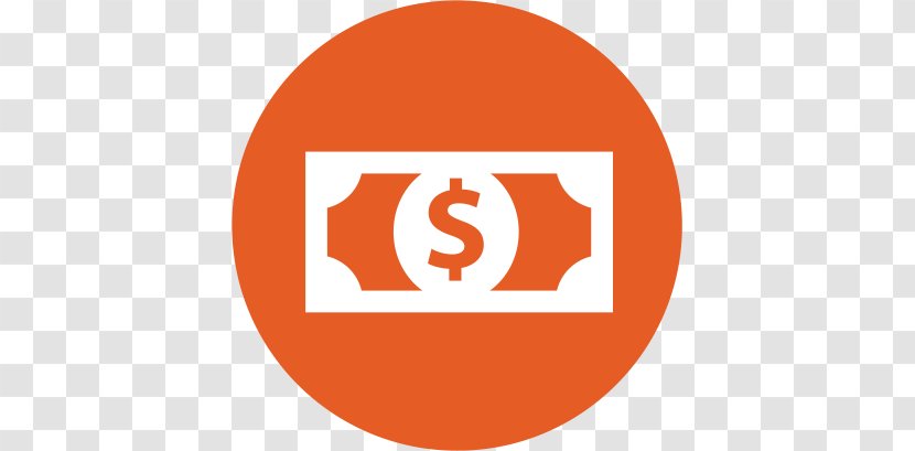 Finance Money Icon Design Clip Art - Bag - Orange Transparent PNG