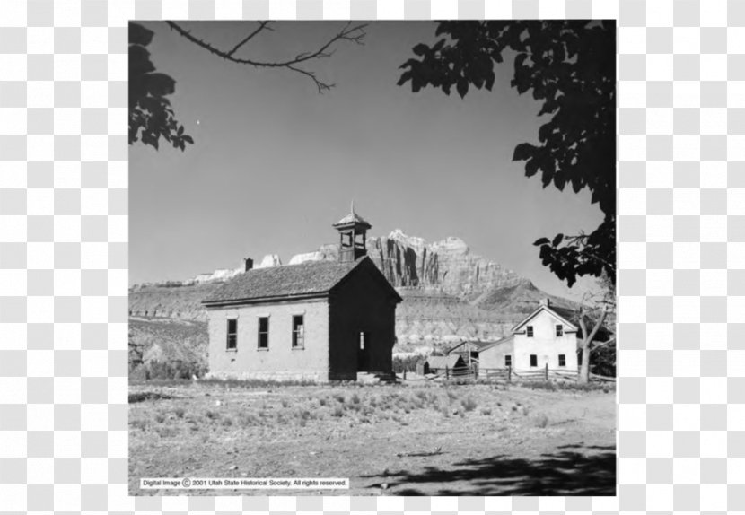 St. George Grafton Zion National Park Cedar City Creek, Utah - Black And White - Pioneer Day Transparent PNG